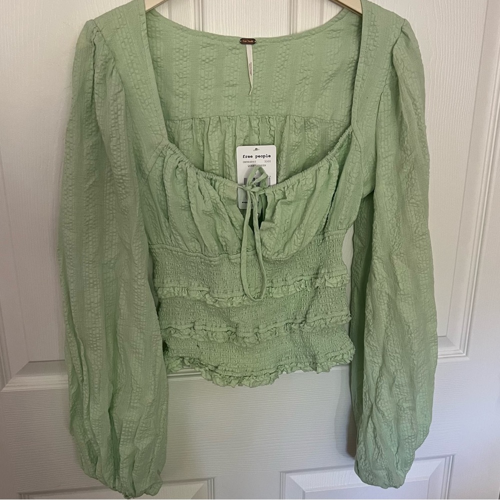 Free People Long-sleeve blouse